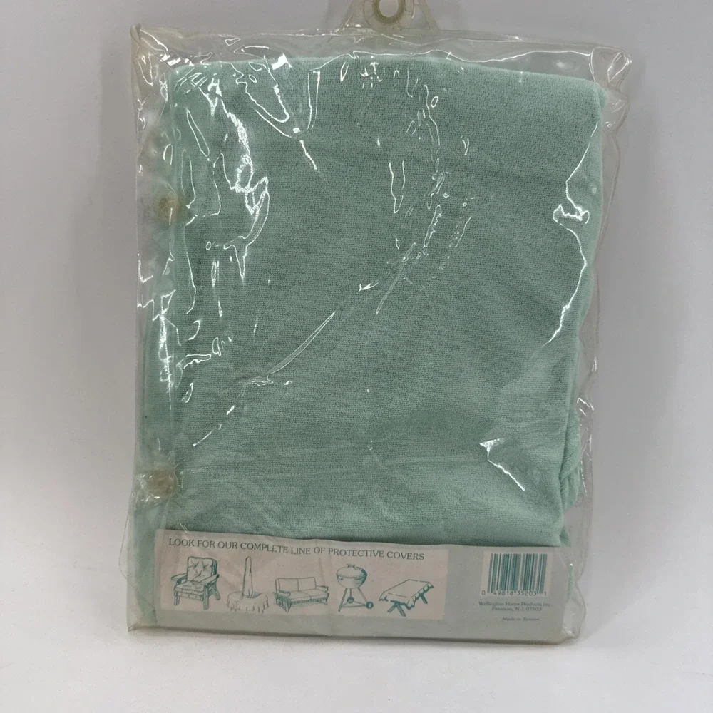 Vintage Lounge Chair Cover Terry‎ Cloth Wellington S35200 Seafoam Green